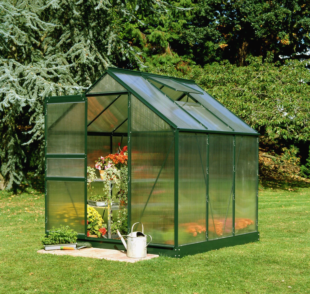 Royal Well Tuinkas Popular 66 Polycarbonaat Groen - Afbeelding 3